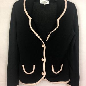 Jamie Kreitman Classic Black Blazer Cardigan Sz M